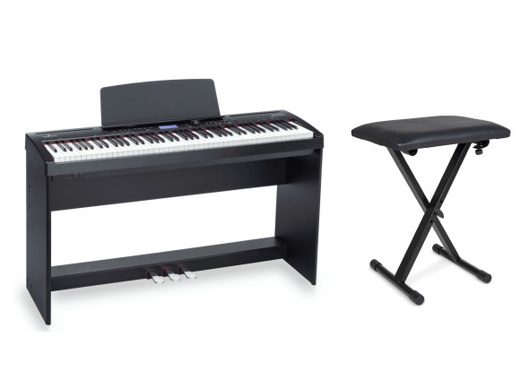 Pack Piano Digital AUDES + Movel + Banco Pack Piano Digital AUDES + Movel + Banco